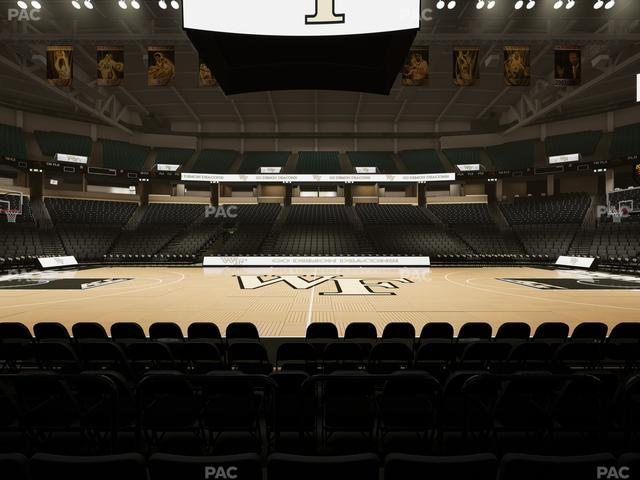 Lawrence Joel Veterans Memorial Coliseum - Section 119 Seat View Lawrence Joel Veterans Memorial Coliseum - Section 119 Seat View