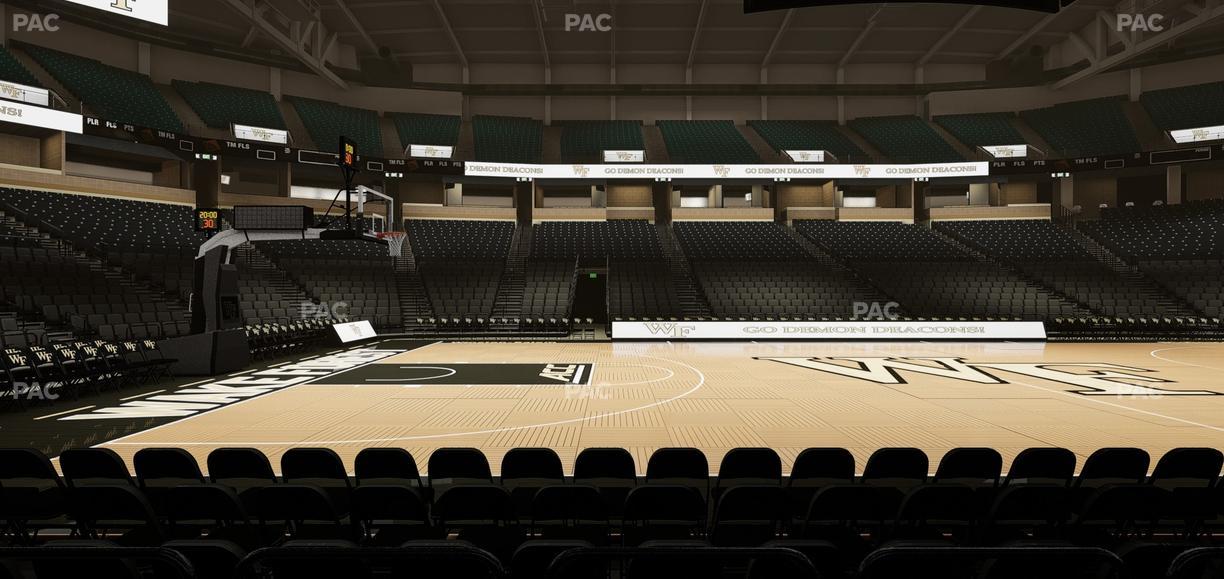 Lawrence Joel Veterans Memorial Coliseum - Section 120 Seat View