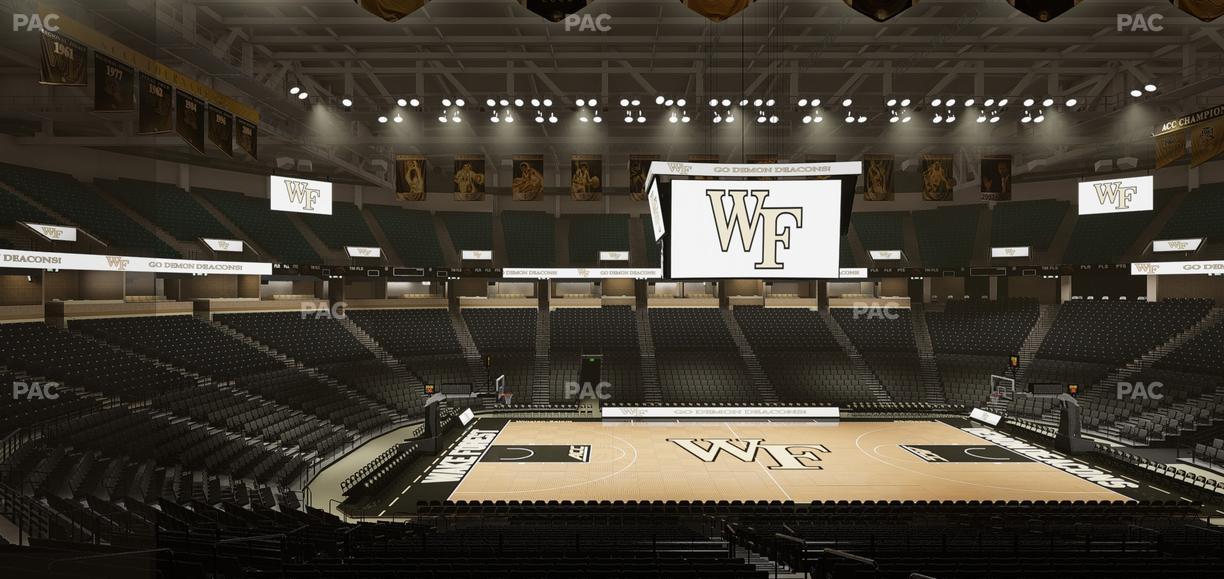 Lawrence Joel Veterans Memorial Coliseum - Section 120 Seat View