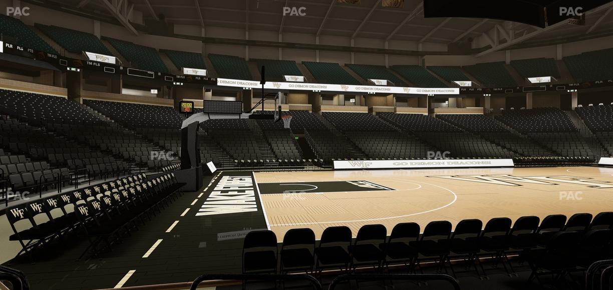 Lawrence Joel Veterans Memorial Coliseum - Section 121 Seat View