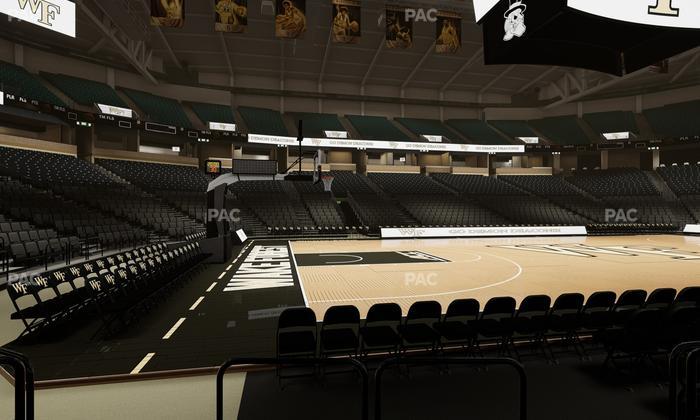 Lawrence Joel Veterans Memorial Coliseum - Section 121 Seat View