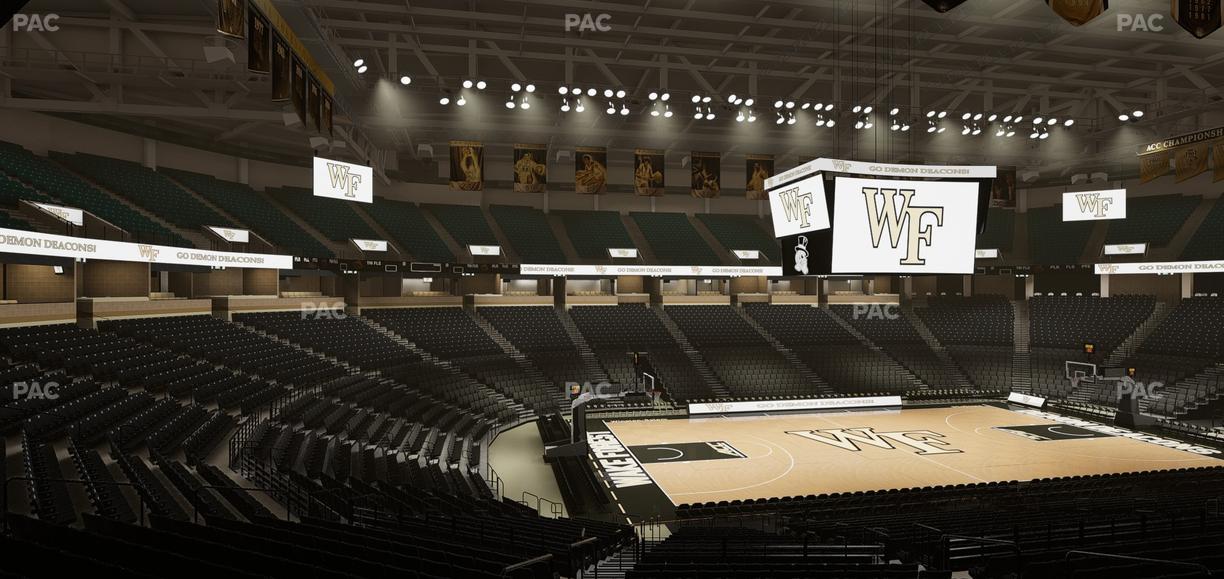 Lawrence Joel Veterans Memorial Coliseum - Section 121 Seat View