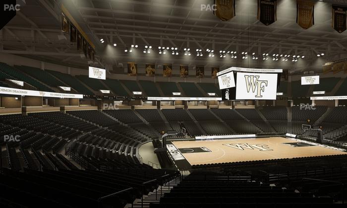 Lawrence Joel Veterans Memorial Coliseum - Section 121 Seat View