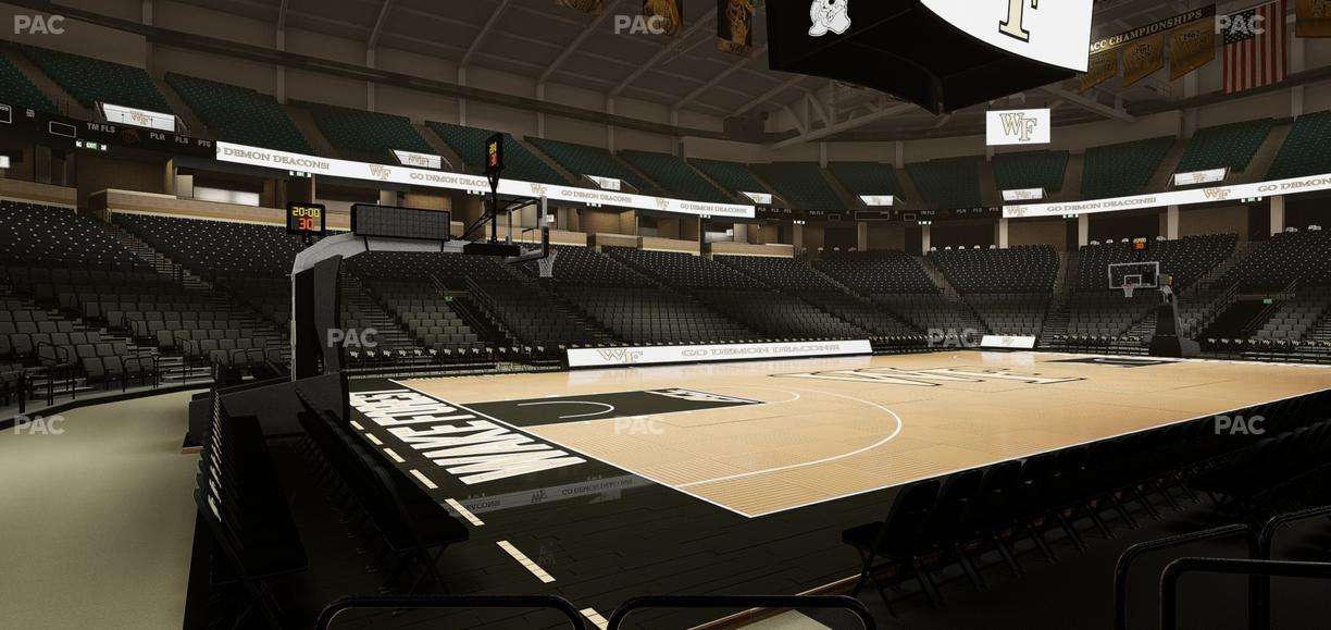 Lawrence Joel Veterans Memorial Coliseum - Section 122 Seat View