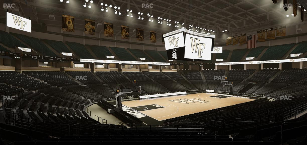 Lawrence Joel Veterans Memorial Coliseum - Section 122 Seat View