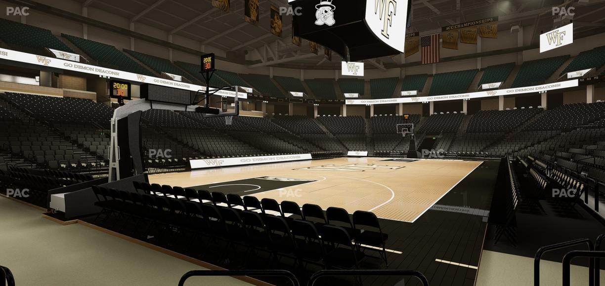 Lawrence Joel Veterans Memorial Coliseum - Section 123 Seat View