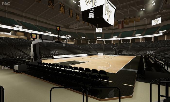 Lawrence Joel Veterans Memorial Coliseum - Section 123 Seat View