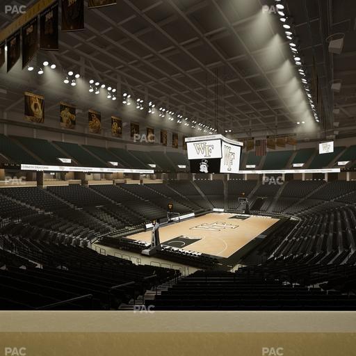 Lawrence Joel Veterans Memorial Coliseum - Section 123 Seat View