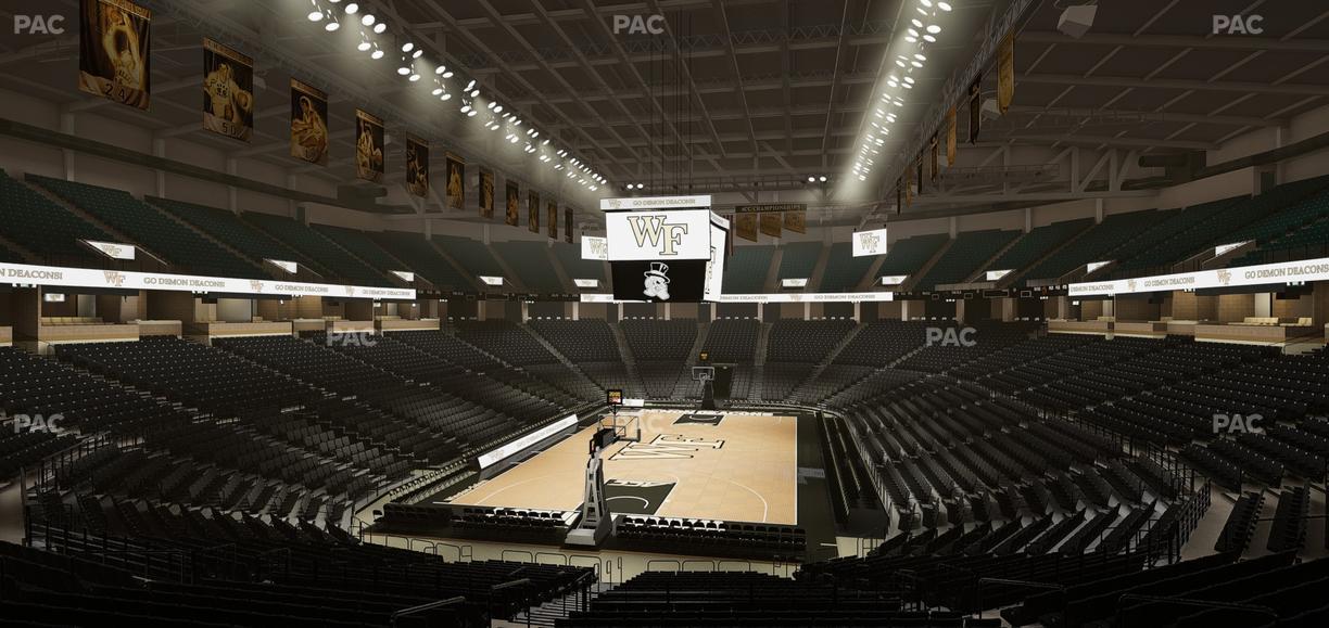 Lawrence Joel Veterans Memorial Coliseum - Section 124 Seat View