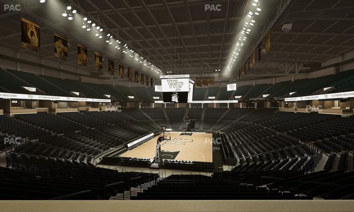 Lawrence Joel Veterans Memorial Coliseum - Section 124 Seat View