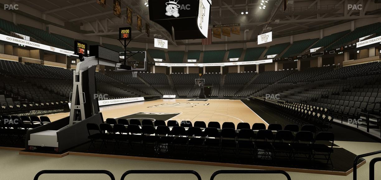Lawrence Joel Veterans Memorial Coliseum - Section 124 Seat View