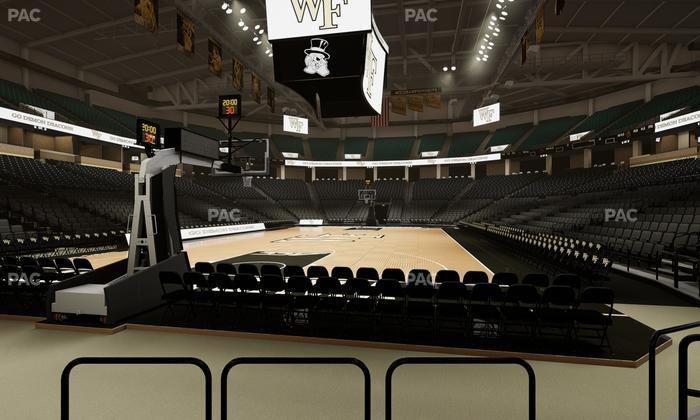 Lawrence Joel Veterans Memorial Coliseum - Section 124 Seat View