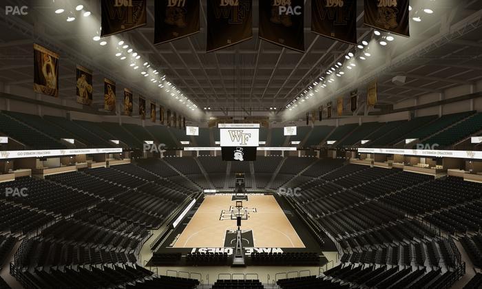 Lawrence Joel Veterans Memorial Coliseum - Section 201 Seat View