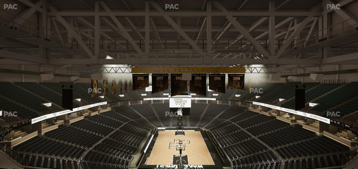 Lawrence Joel Veterans Memorial Coliseum - Section 201 Seat View