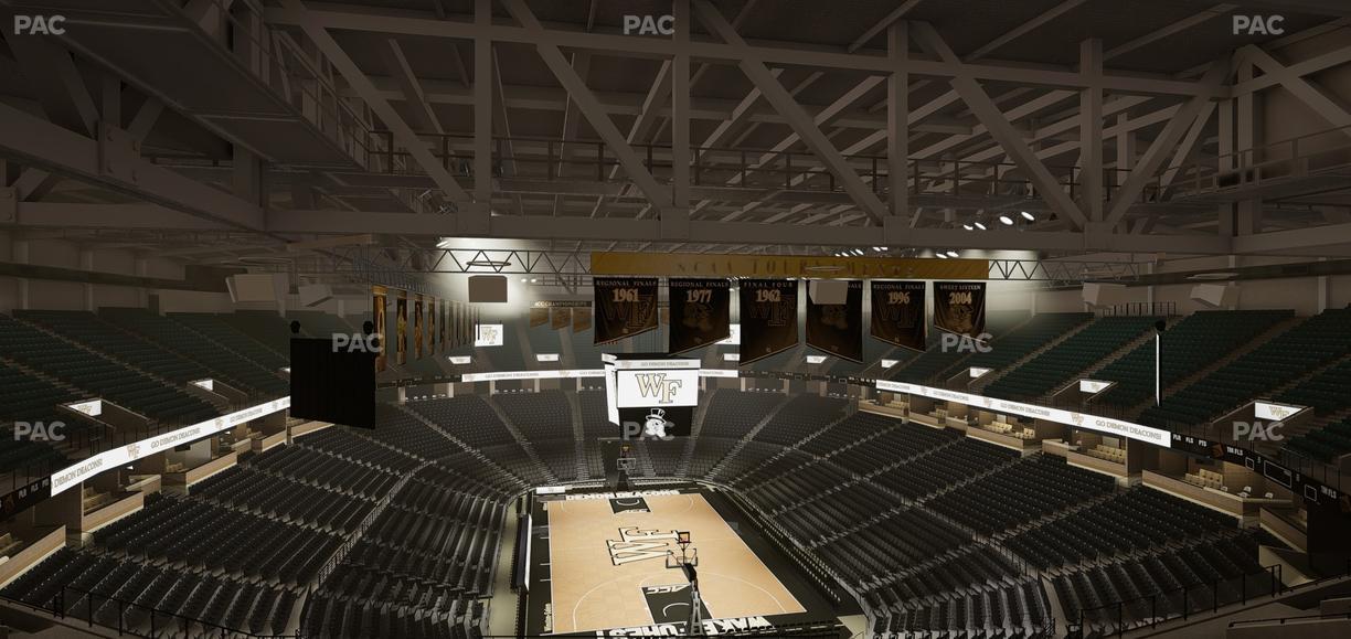 Lawrence Joel Veterans Memorial Coliseum - Section 202 Seat View