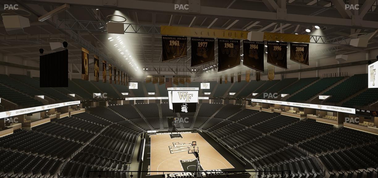 Lawrence Joel Veterans Memorial Coliseum - Section 202 Seat View