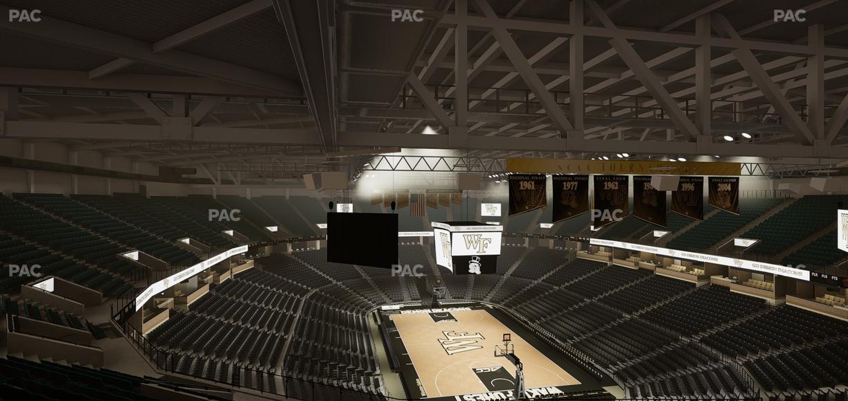 Lawrence Joel Veterans Memorial Coliseum - Section 203 Seat View