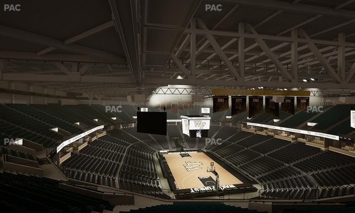 Lawrence Joel Veterans Memorial Coliseum - Section 203 Seat View