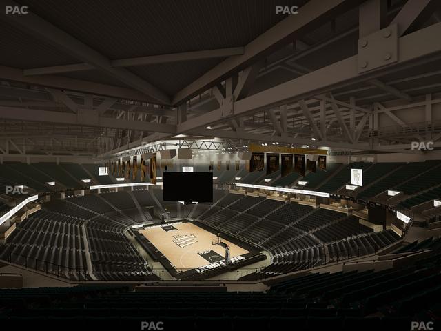 Lawrence Joel Veterans Memorial Coliseum - Section 204 Seat View