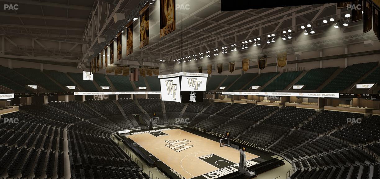 Lawrence Joel Veterans Memorial Coliseum - Section 205 Seat View