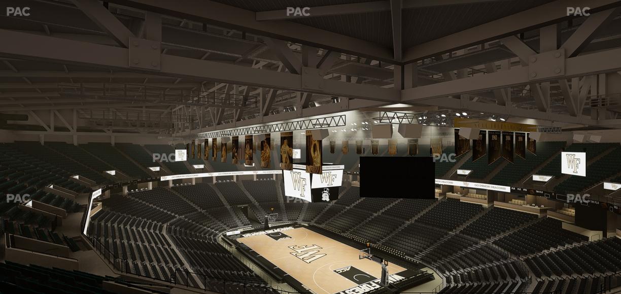 Lawrence Joel Veterans Memorial Coliseum - Section 205 Seat View