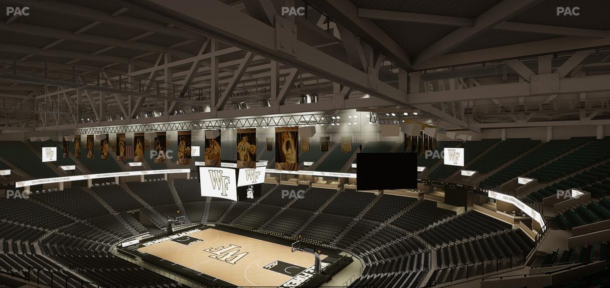 Lawrence Joel Veterans Memorial Coliseum - Section 206 Seat View