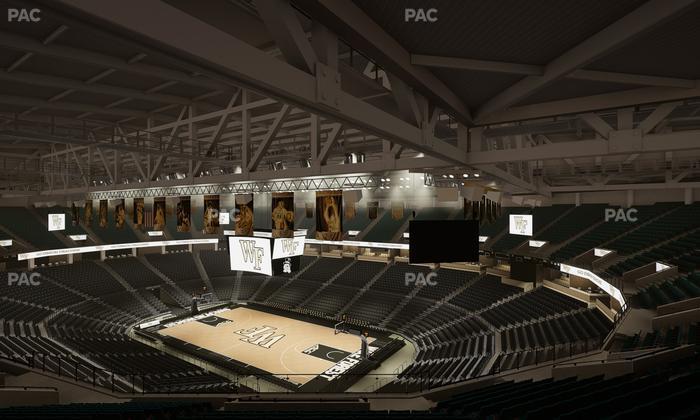 Lawrence Joel Veterans Memorial Coliseum - Section 206 Seat View