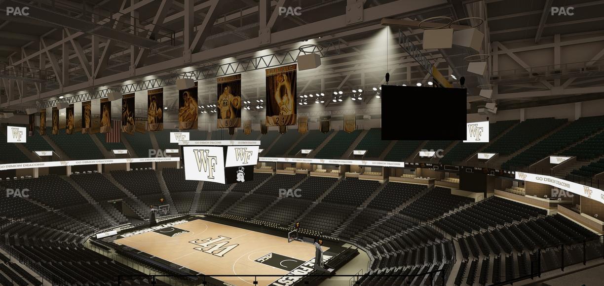 Lawrence Joel Veterans Memorial Coliseum - Section 206 Seat View