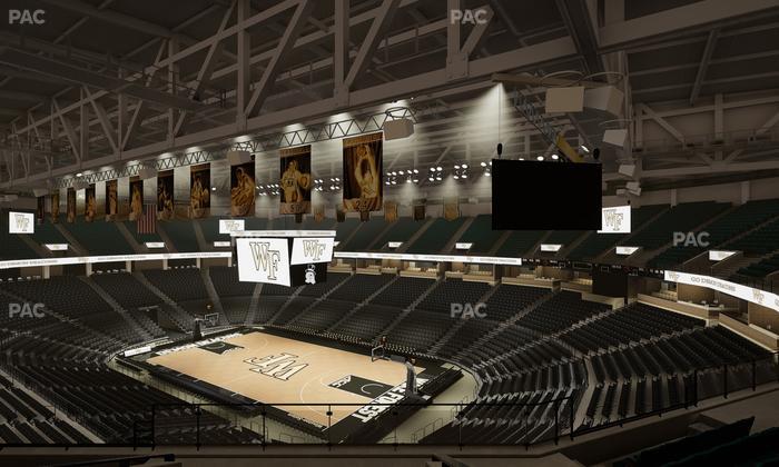 Lawrence Joel Veterans Memorial Coliseum - Section 206 Seat View
