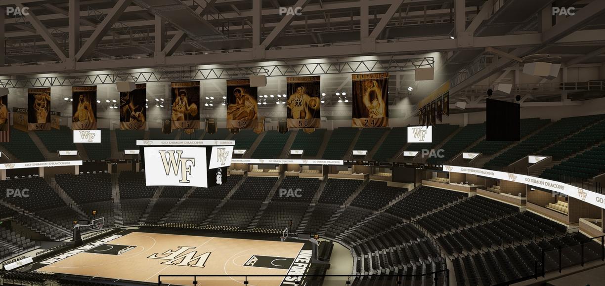 Lawrence Joel Veterans Memorial Coliseum - Section 208 Seat View