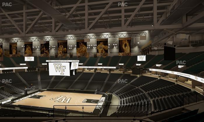 Lawrence Joel Veterans Memorial Coliseum - Section 208 Seat View