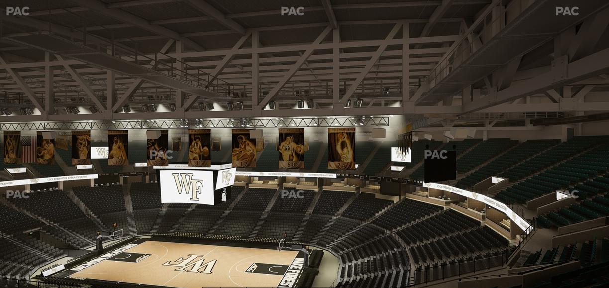 Lawrence Joel Veterans Memorial Coliseum - Section 208 Seat View