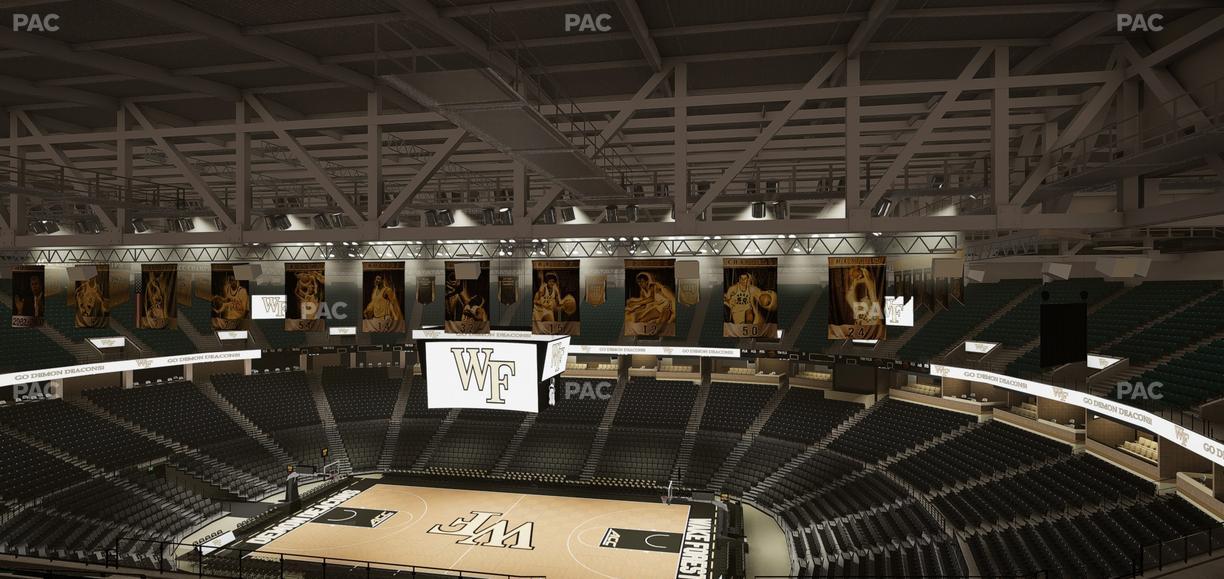 Lawrence Joel Veterans Memorial Coliseum - Section 209 Seat View