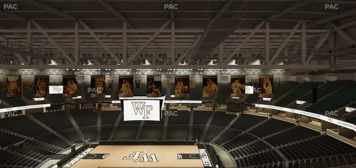 Lawrence Joel Veterans Memorial Coliseum - Section 210 Seat View