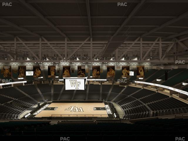 Lawrence Joel Veterans Memorial Coliseum - Section 210 Seat View