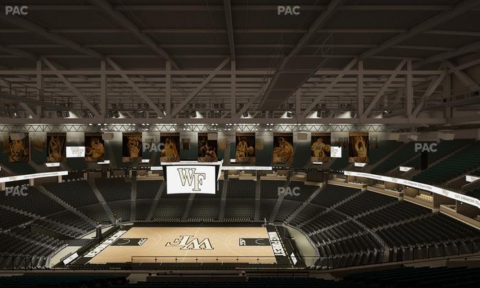 Lawrence Joel Veterans Memorial Coliseum - Section 210 Seat View