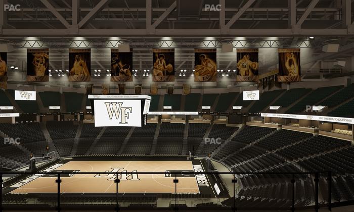 Lawrence Joel Veterans Memorial Coliseum - Section 210 Seat View