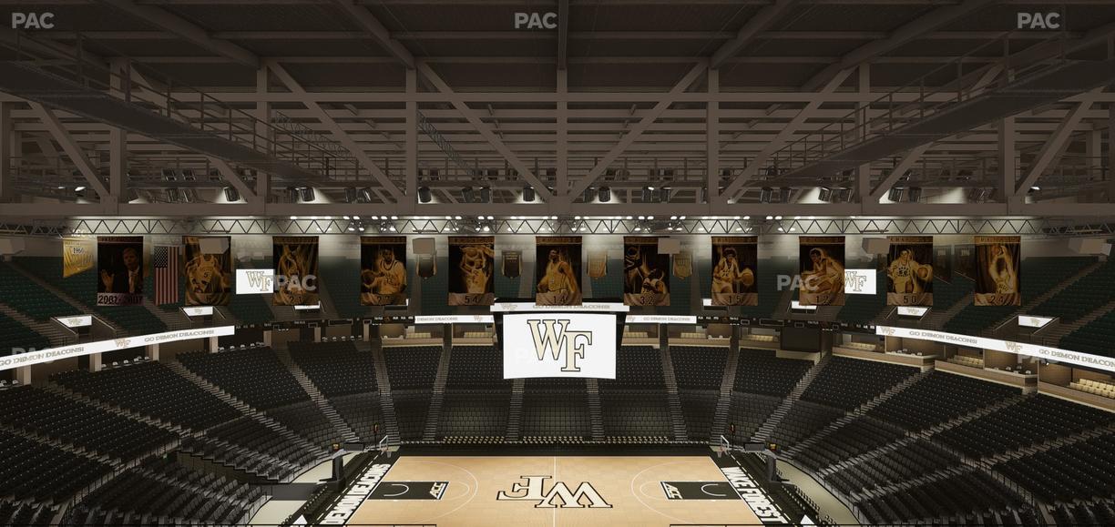 Lawrence Joel Veterans Memorial Coliseum - Section 211 Seat View