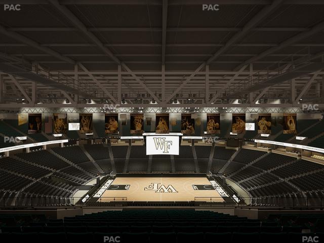 Lawrence Joel Veterans Memorial Coliseum - Section 211 Seat View