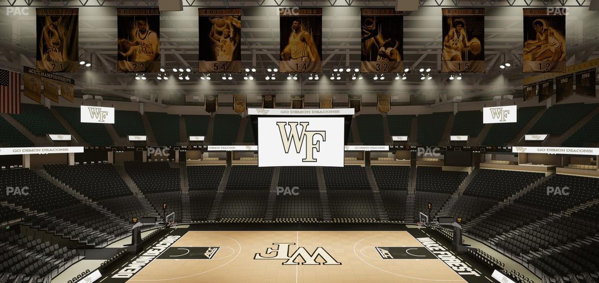 Lawrence Joel Veterans Memorial Coliseum - Section 211 Seat View