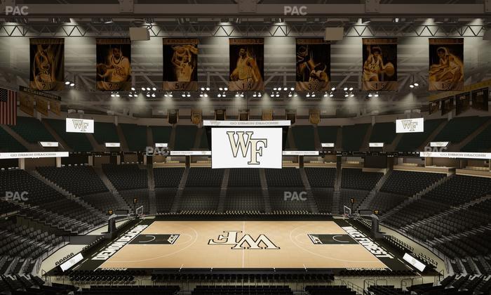 Lawrence Joel Veterans Memorial Coliseum - Section 211 Seat View
