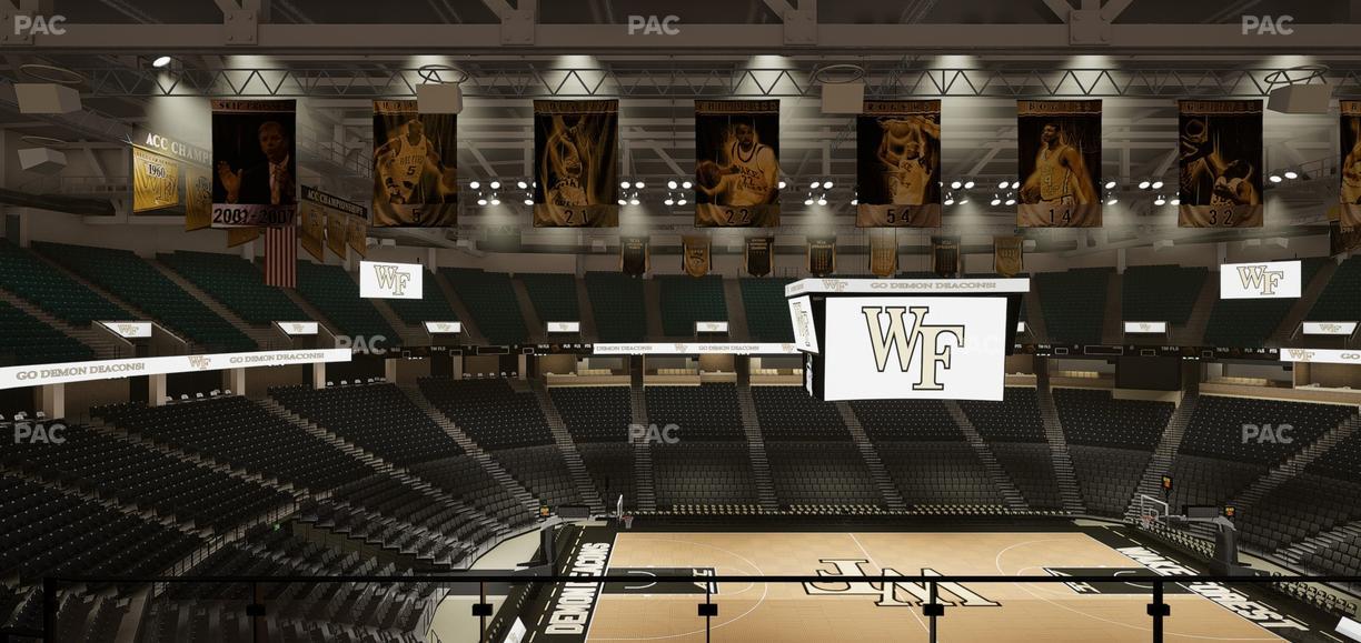 Lawrence Joel Veterans Memorial Coliseum - Section 212 Seat View