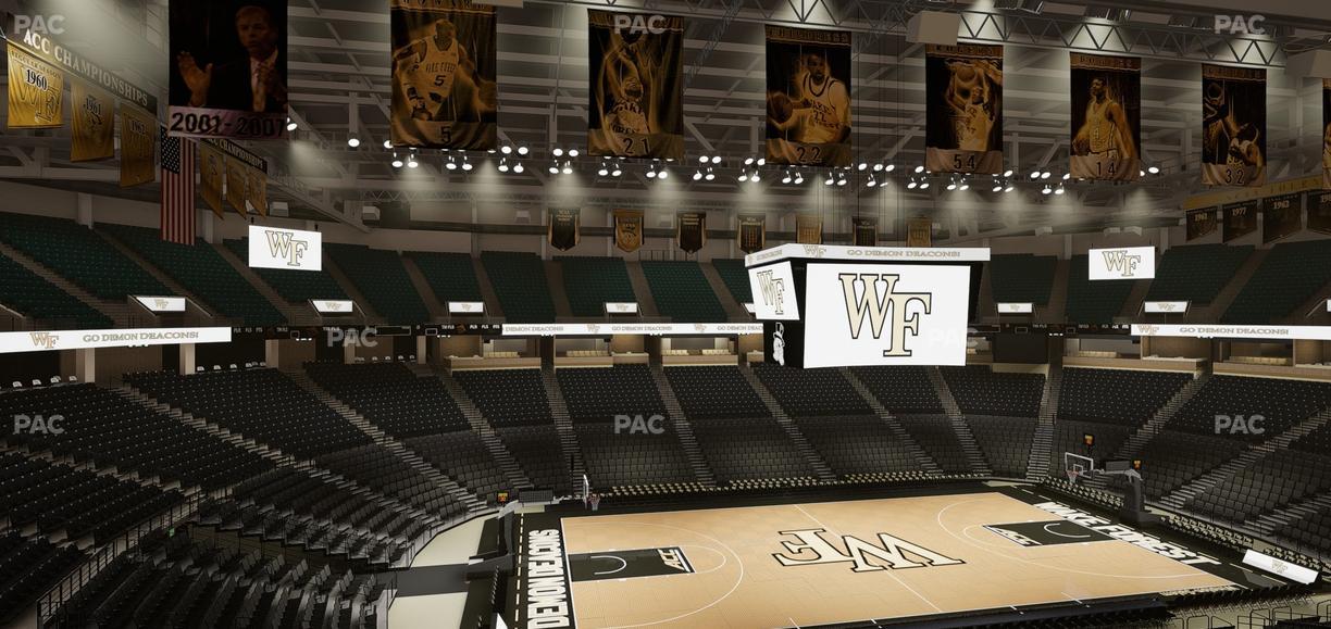 Lawrence Joel Veterans Memorial Coliseum - Section 213 Seat View