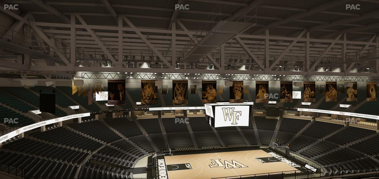 Lawrence Joel Veterans Memorial Coliseum - Section 213 Seat View