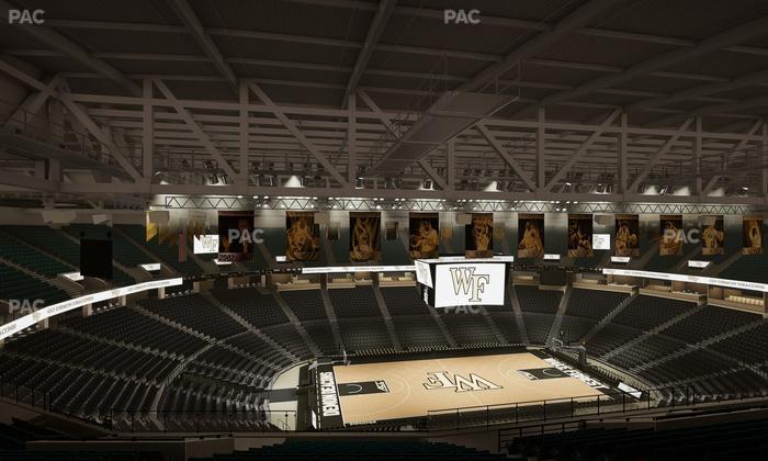 Lawrence Joel Veterans Memorial Coliseum - Section 213 Seat View