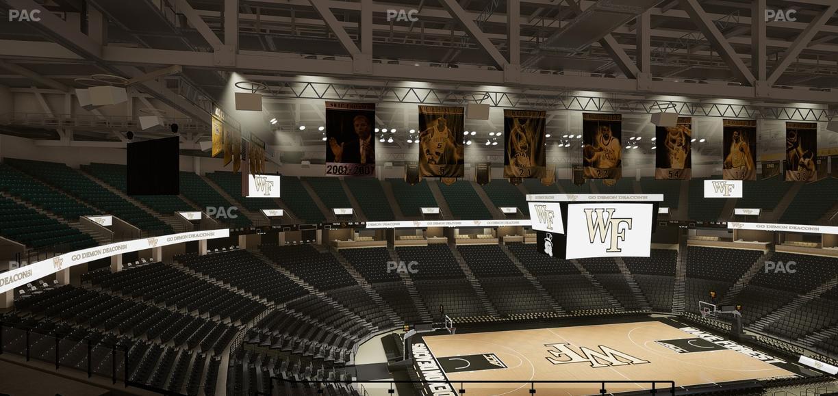 Lawrence Joel Veterans Memorial Coliseum - Section 214 Seat View