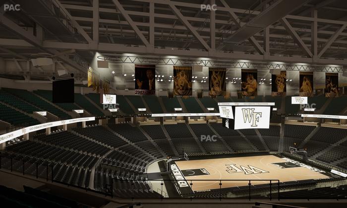 Lawrence Joel Veterans Memorial Coliseum - Section 214 Seat View