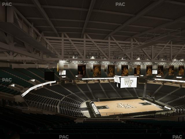 Lawrence Joel Veterans Memorial Coliseum - Section 214 Seat View