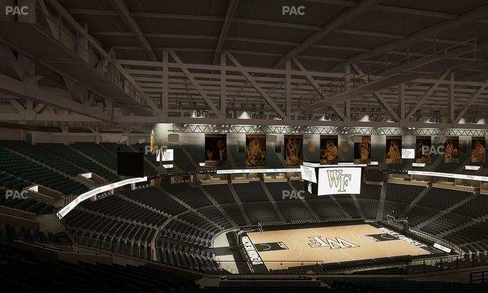 Lawrence Joel Veterans Memorial Coliseum - Section 214 Seat View