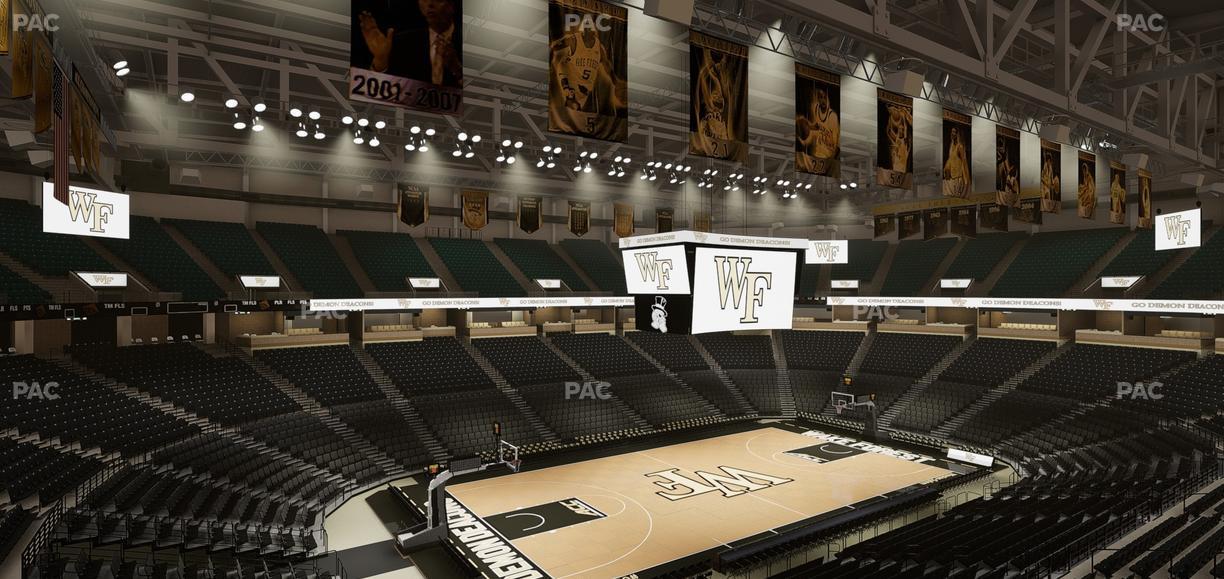 Lawrence Joel Veterans Memorial Coliseum - Section 215 Seat View